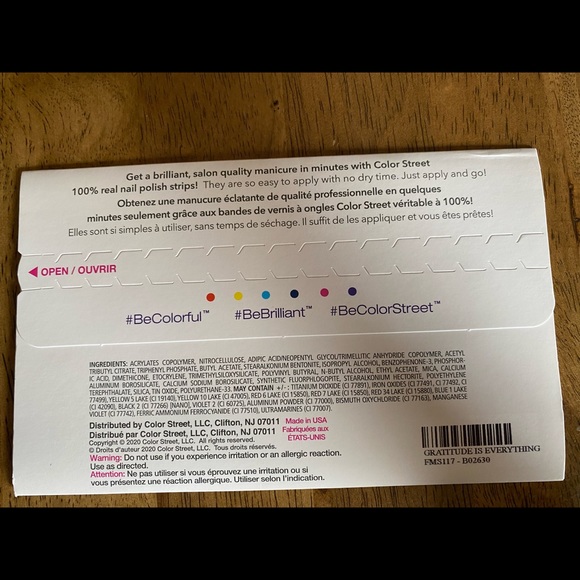 Gratitude is Everything- Color Street - Picture 3 of 3